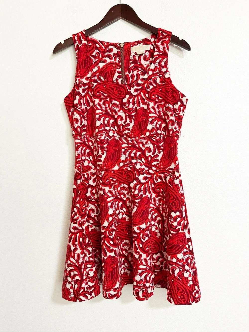 Michael Kors Paisley Fit and Flare Dress